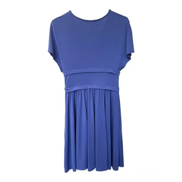 BCBGeneration Blue Pleated Women's Dress Size Small - Picture 2 of 10
